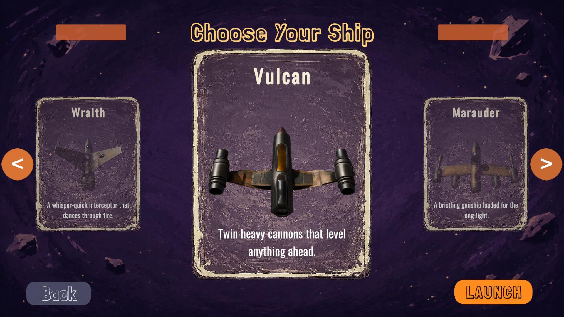 Ship Selection